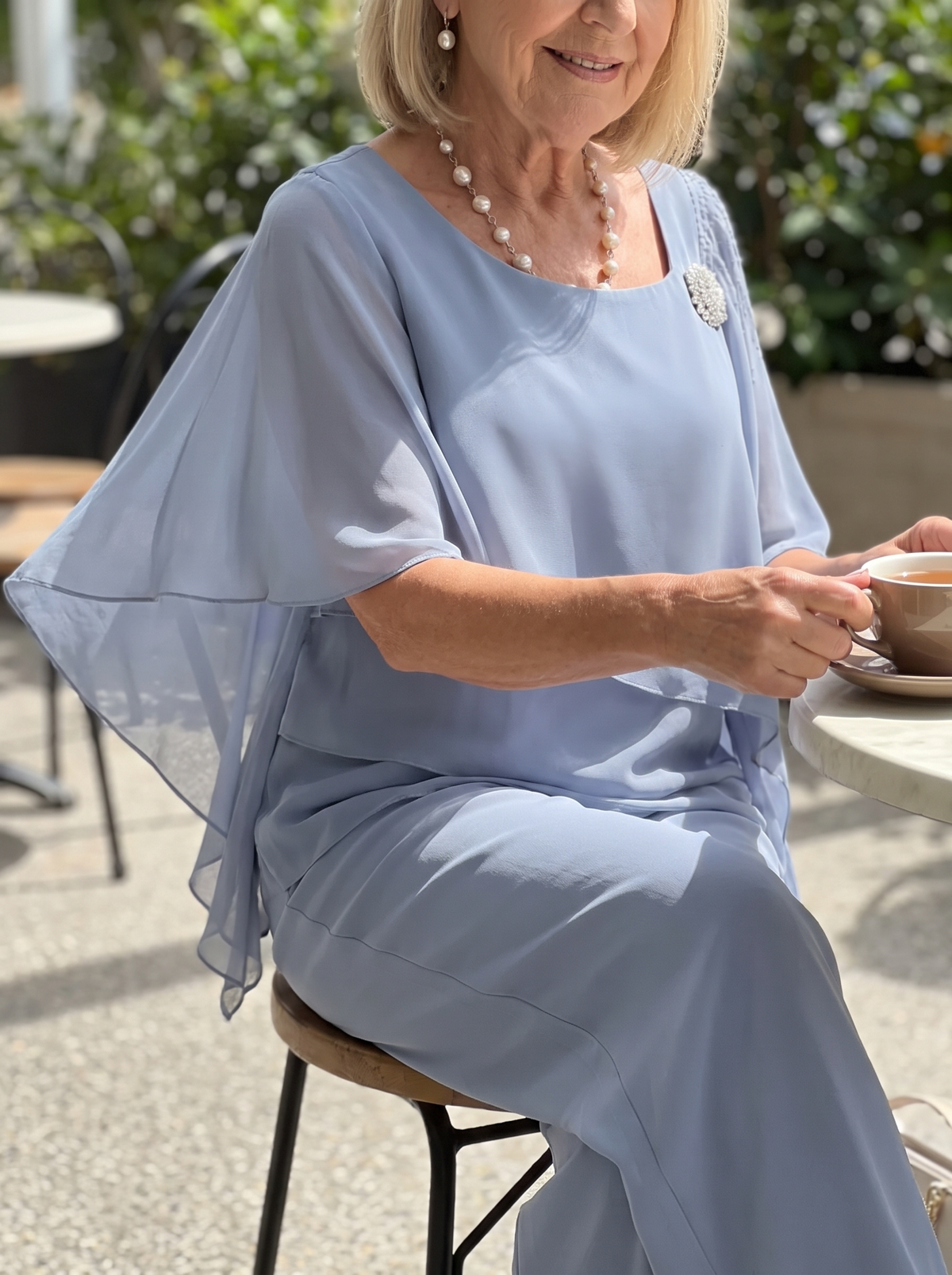 Caroline Trouser Set in use detail image